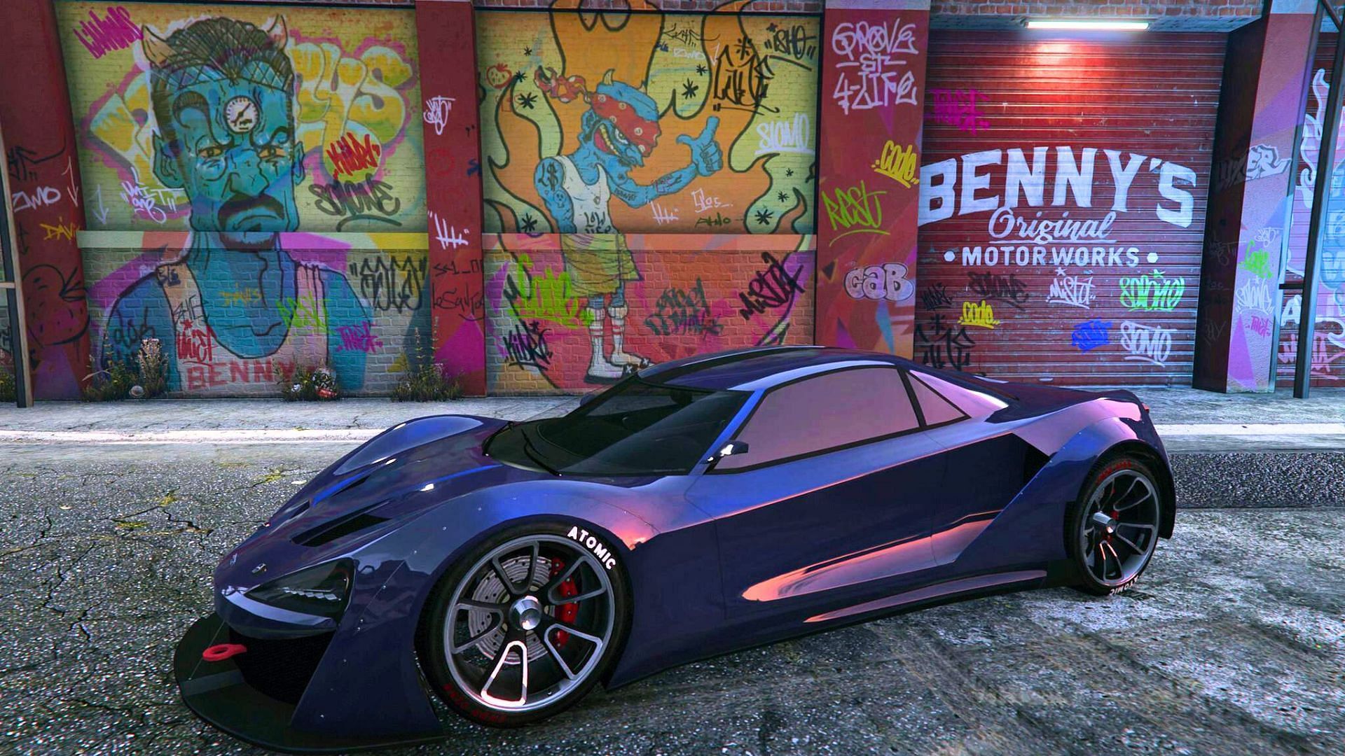 A picture of Progen Itali GTB in the game (Image via Rockstar Games, MrPenitent/Reddit)