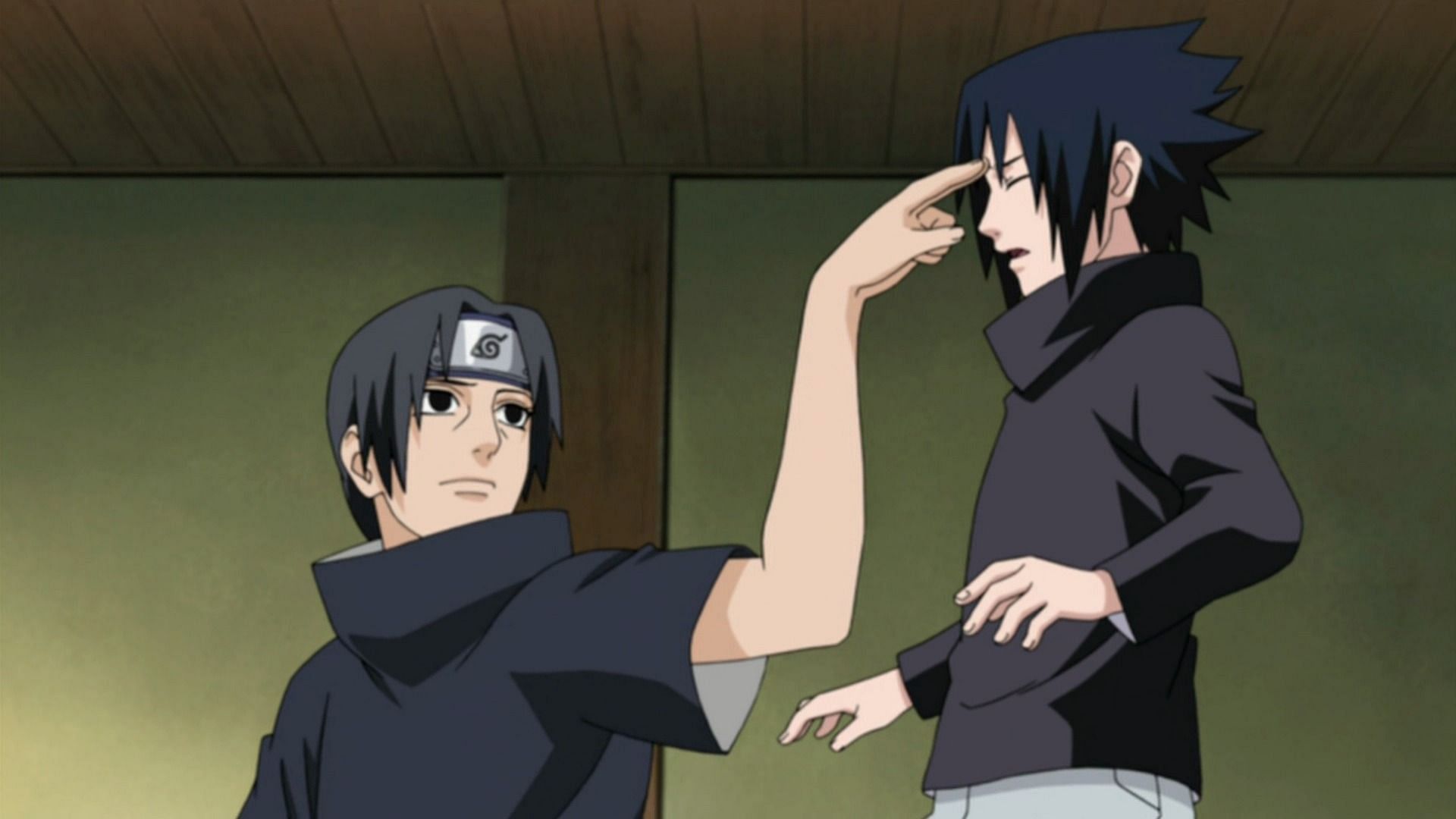 Itachi and Sasuke Uchiha as seen in Naruto (Image via Studio Pierrot)