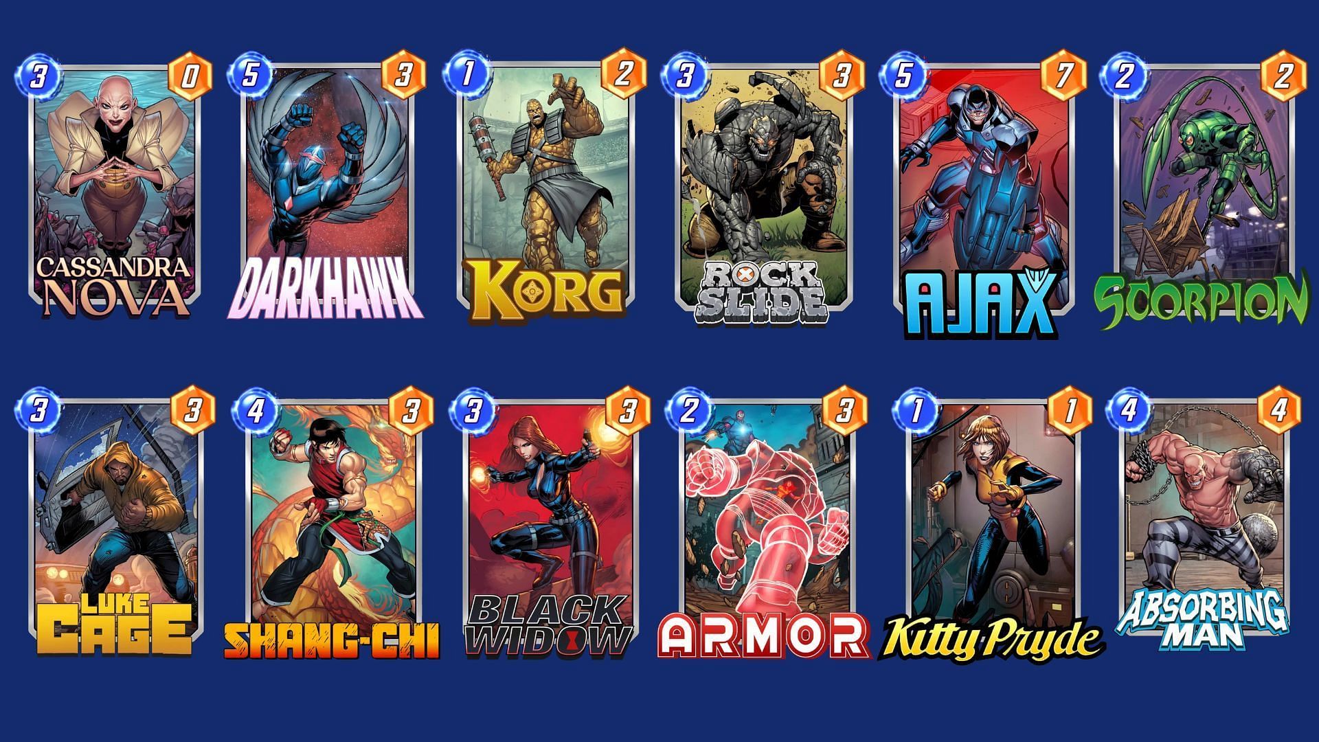 The Arishem Counter Deck in Marvel Snap (Image via Nuverse)