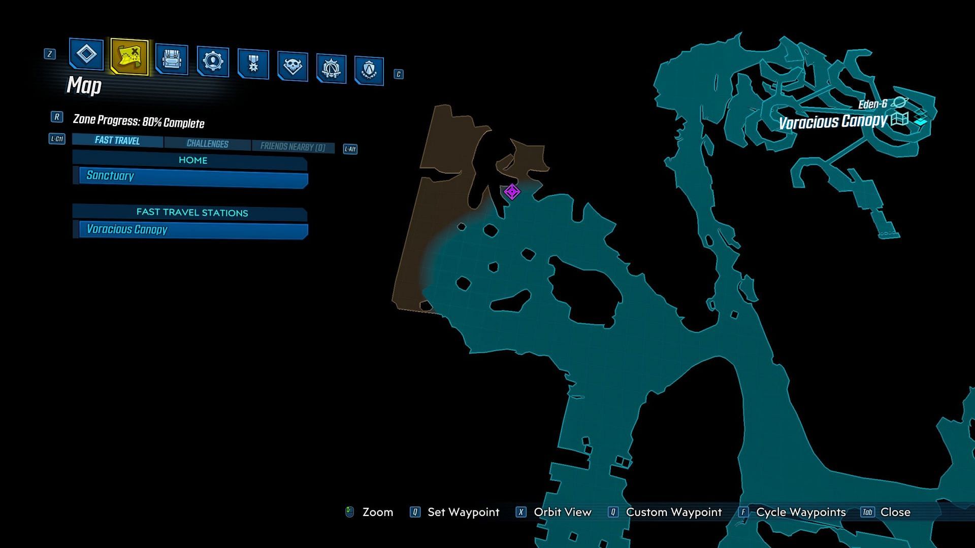 Location of Jabbermogwai (Image via Gearbox Software)