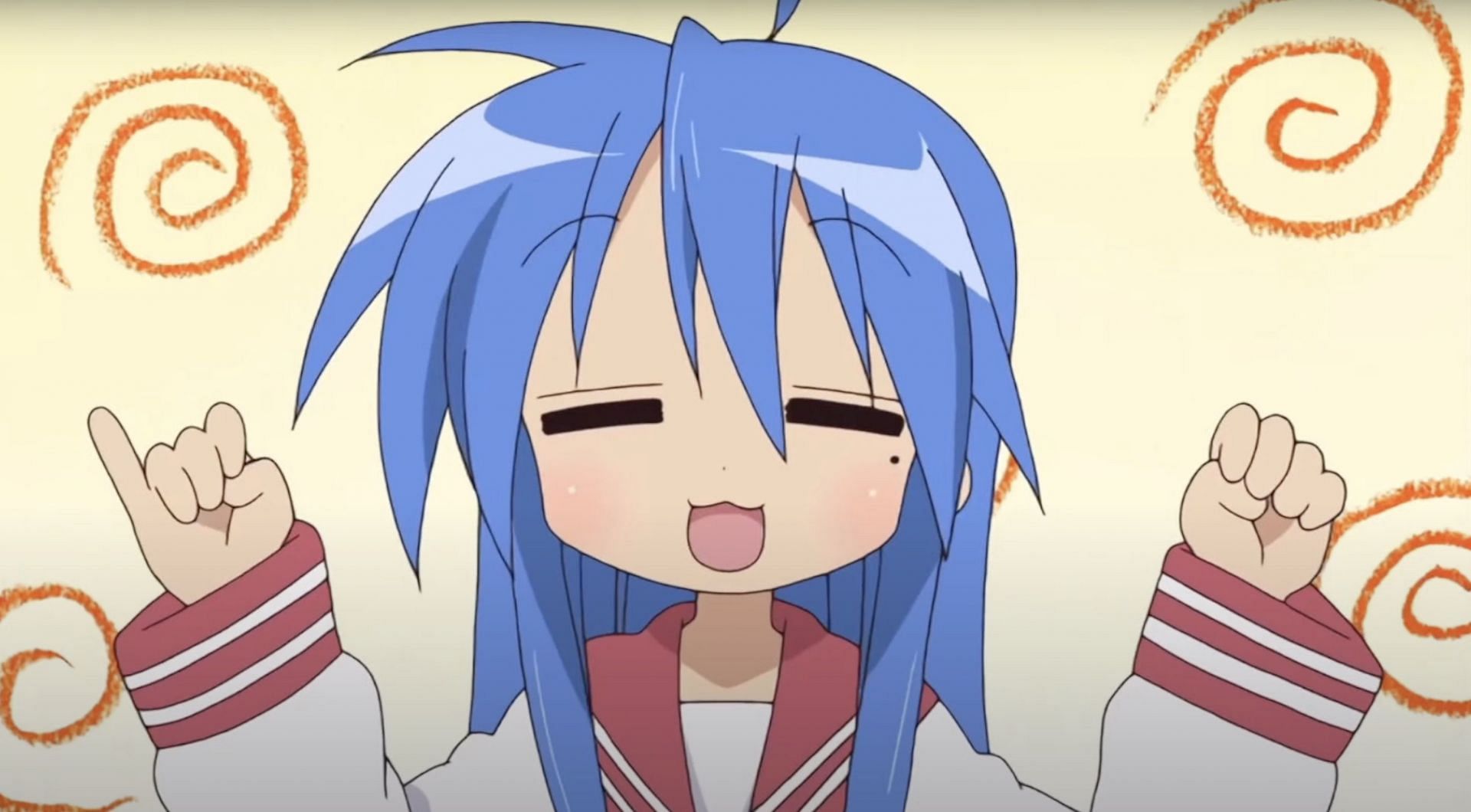 Konata Izumi as seen in anime (Image via Kyoto Animation)