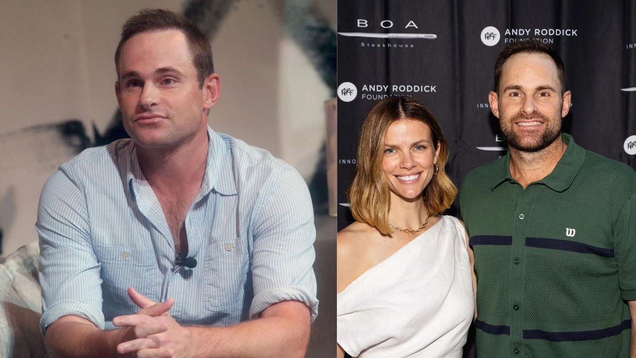 Andy Roddick and the couple of Brooklyn Decker and Roddick (Images via: Both via Getty)