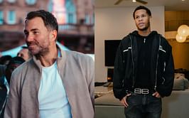 Eddie Hearn lashes out after Devin Haney calls him "the fakest ni*ga I ever met" over Joshua vs. Dubois ticket snub allegations: "Drop the arrogance"