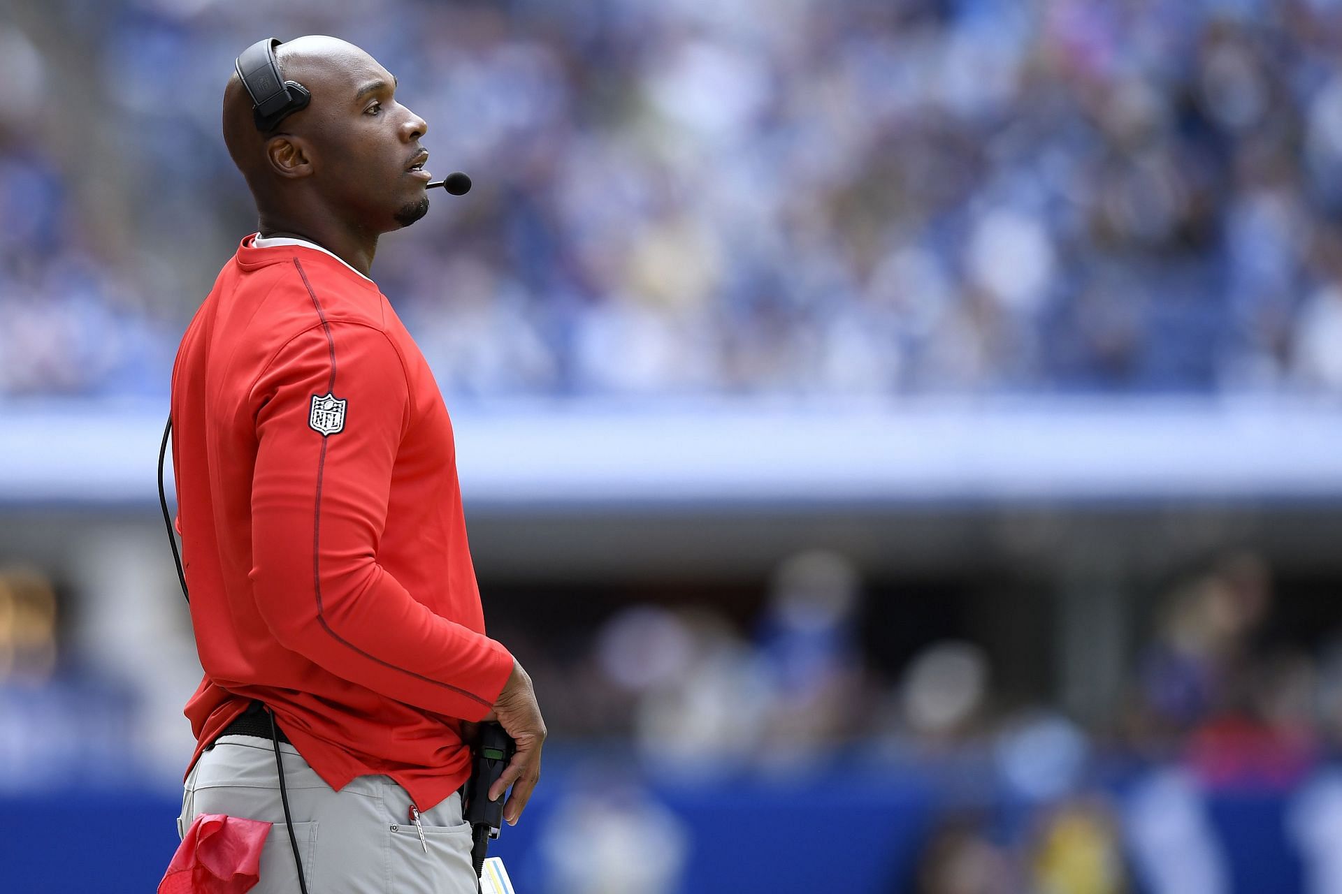 DeMeco Ryans during NFL: SEP 08 Texans at Colts - Source: Getty