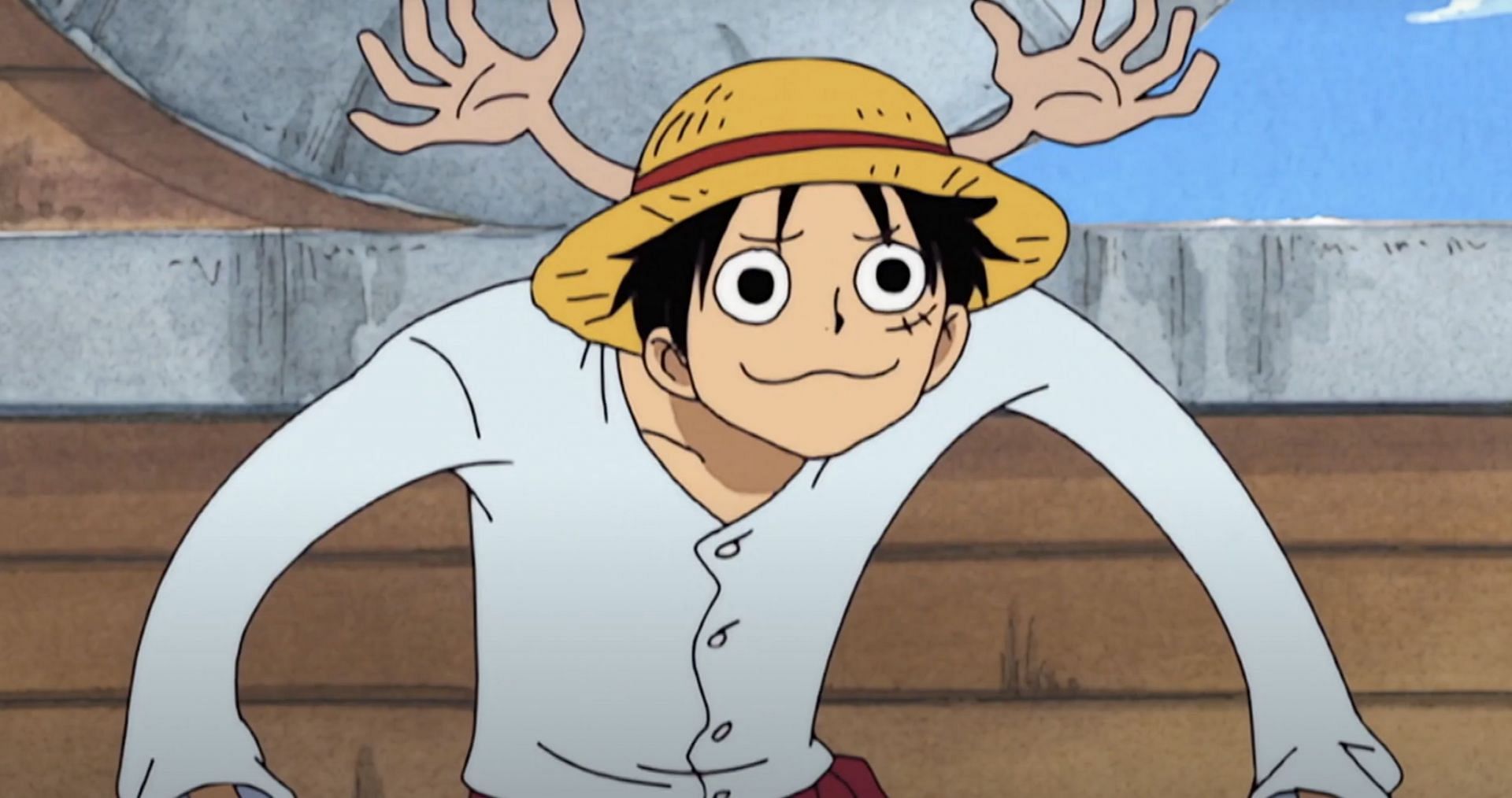 Monkey D. Luffy as seen in anime (Image via Toei Animation)