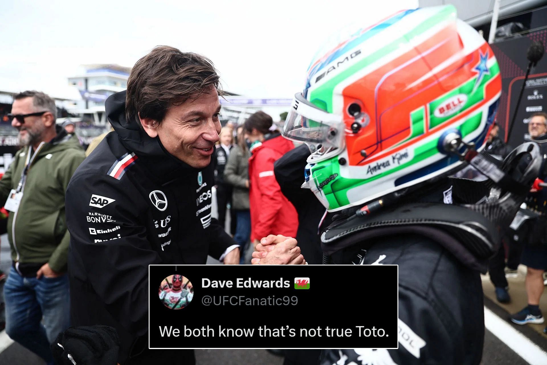 Toto Wolff claims he decided to sign Kimi Antonelli five minutes after Lewis Hamilton