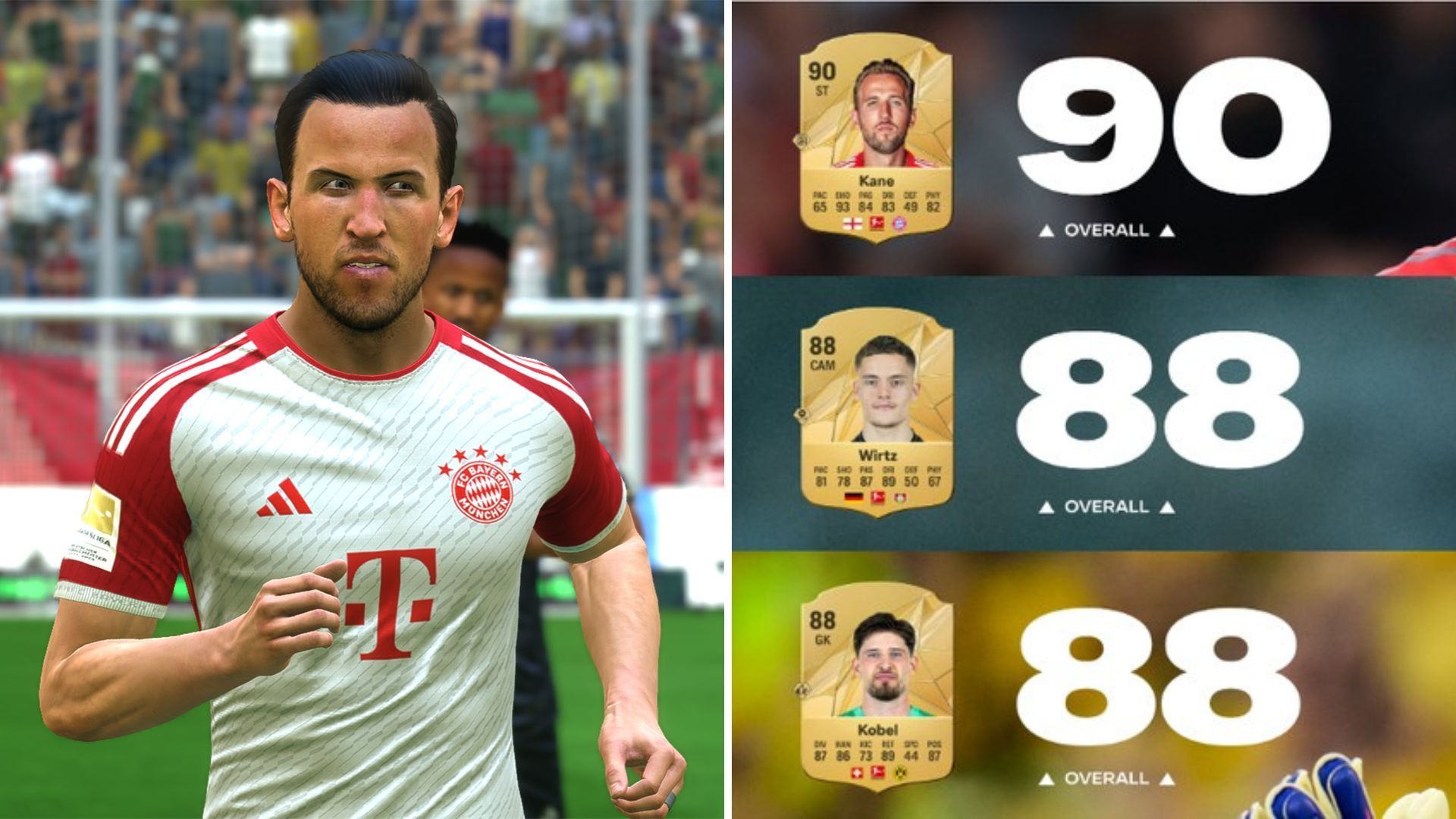 New Bundesliga ratings have been revealed (Image via EA Sports)