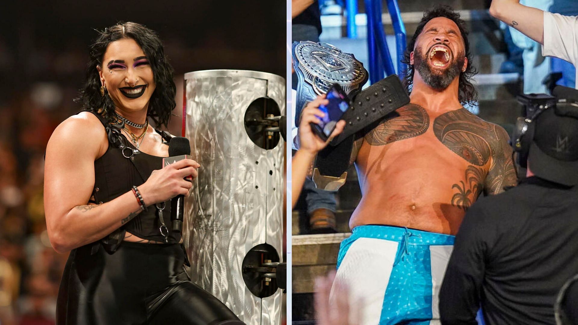Jey Uso was brought to WWE RAW by Cody Rhodes. [Images Source: WWE.com]