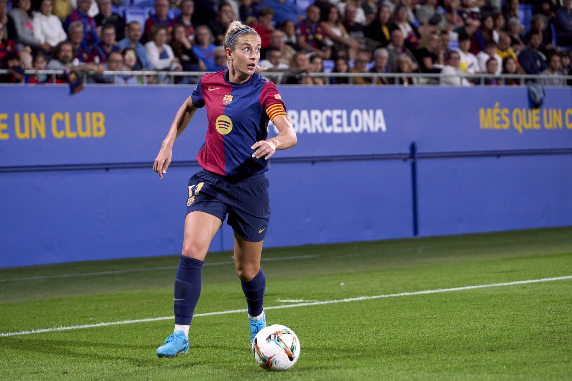 Alexia Putellas in action for Barcelona Femini (Image via Getty)