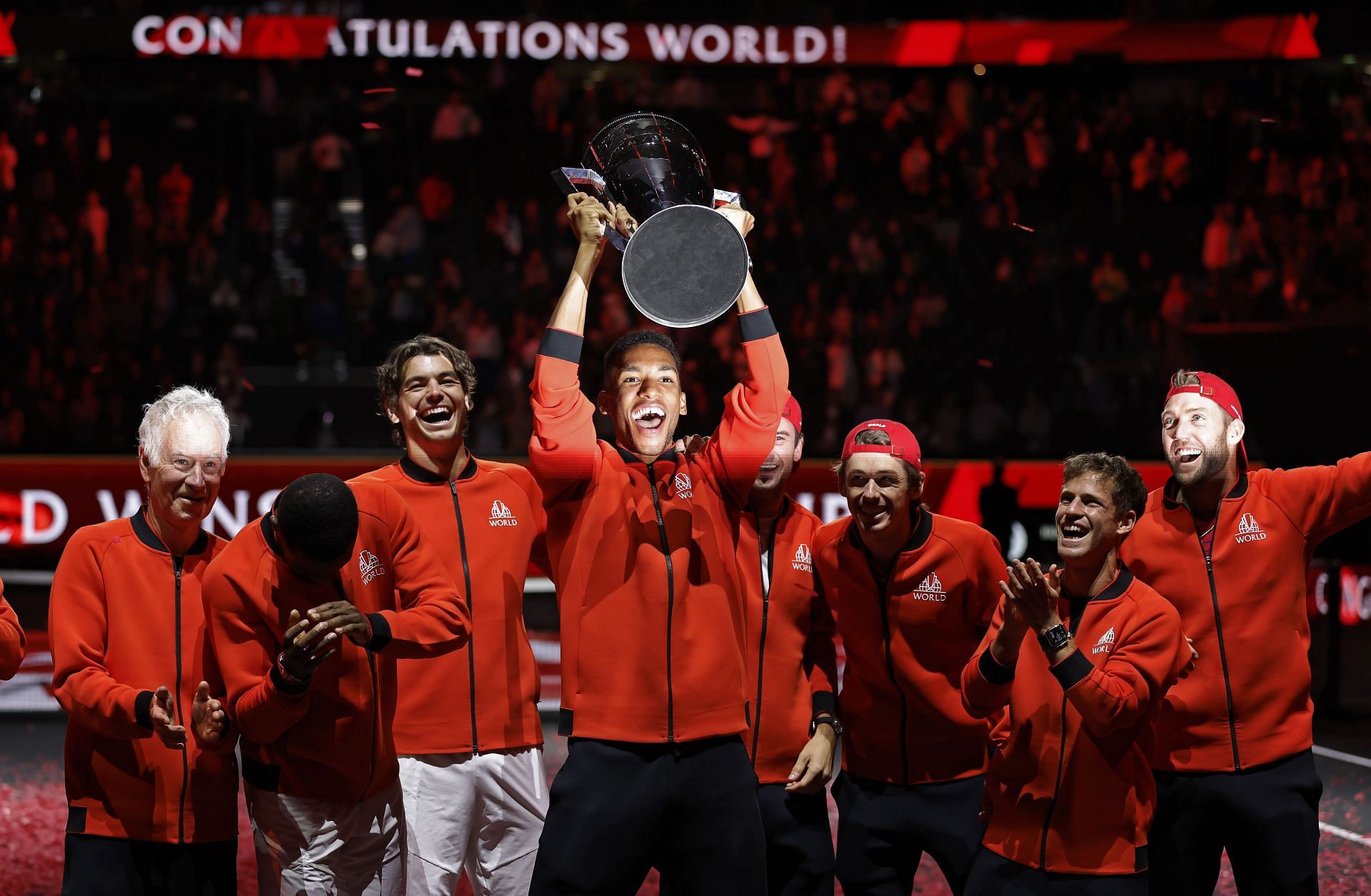 Team World winning the 2022 Laver Cup (Getty)