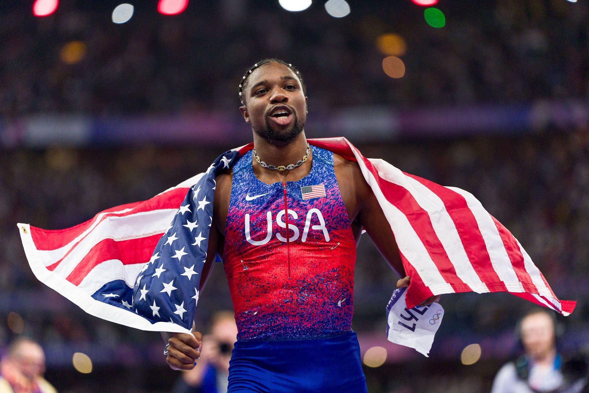 Noah Lyles. (Photo by Andy Cheung/Getty Images)