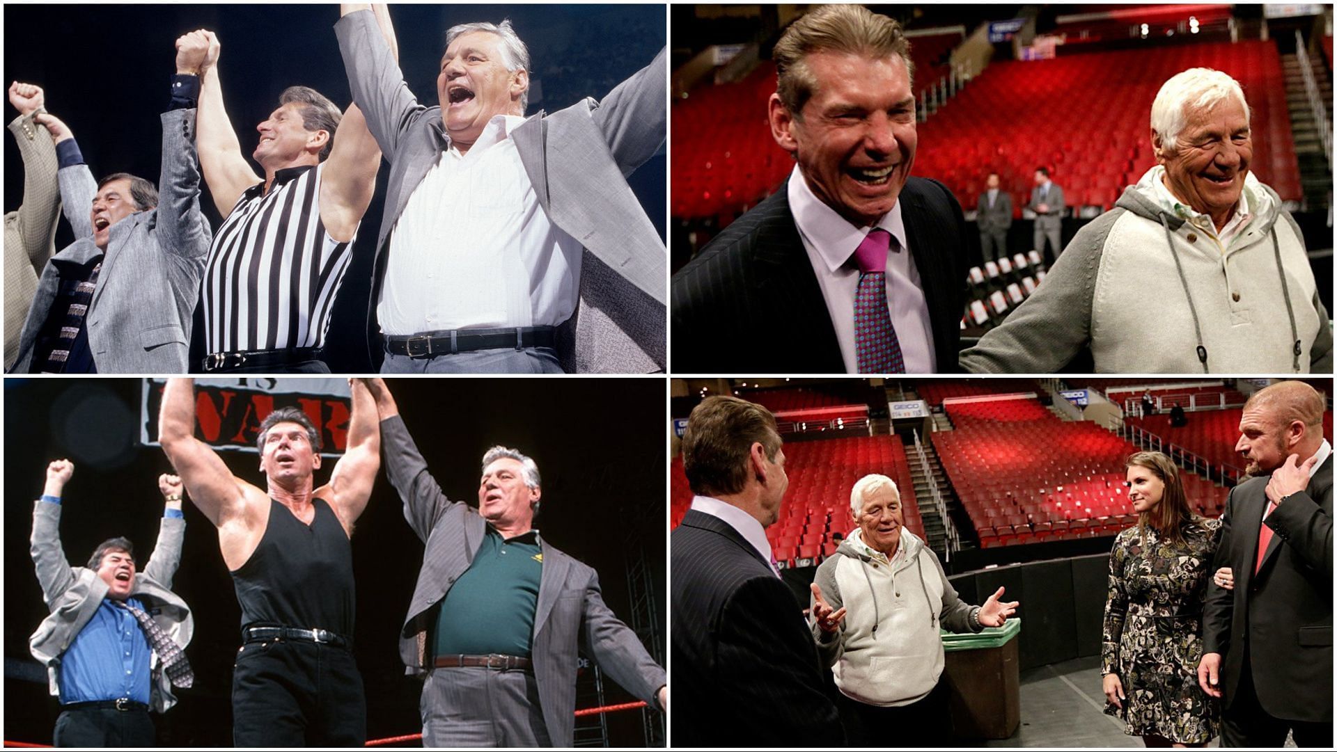 Pat Patterson with The McMahon Family in WWE