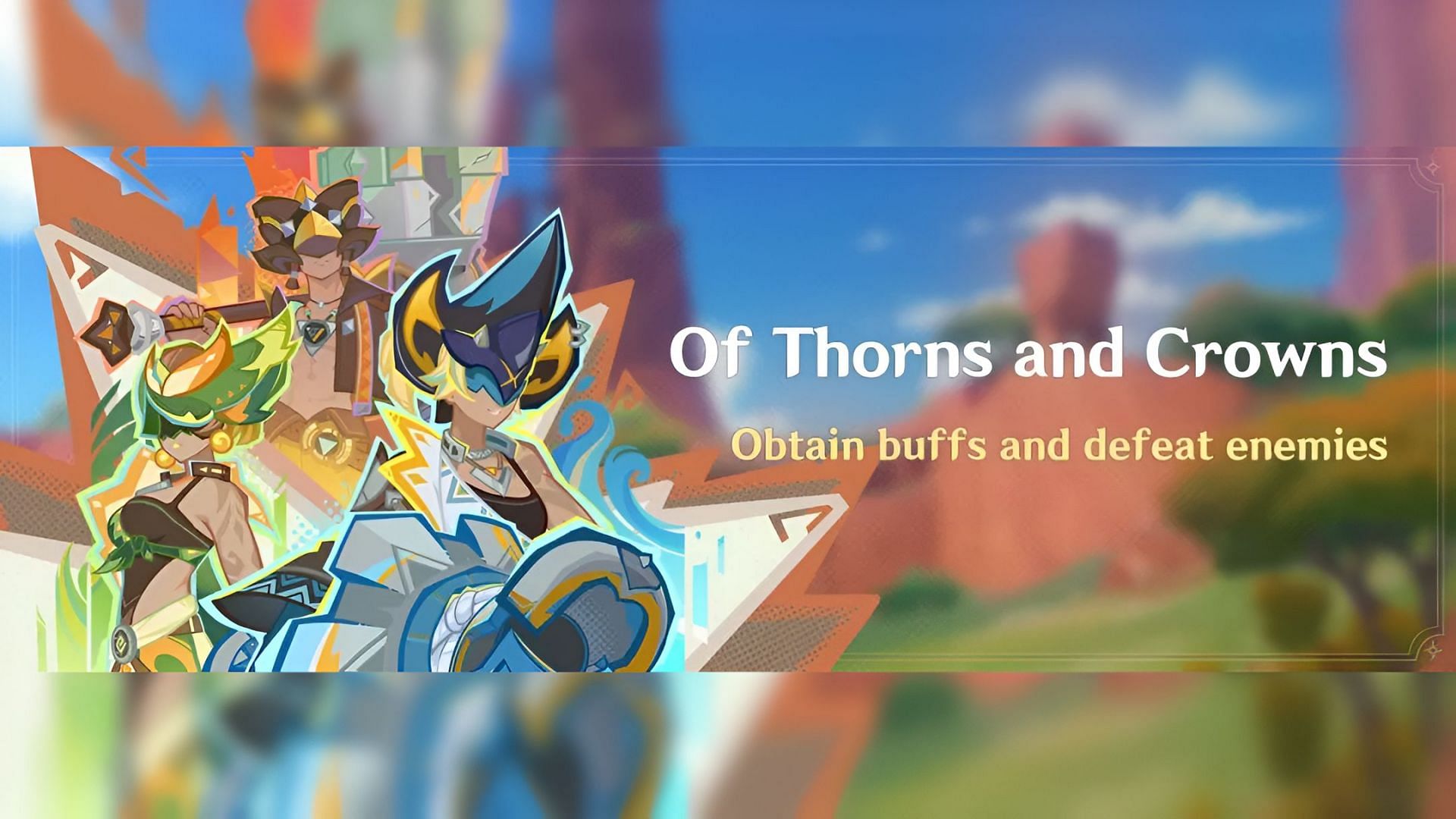 This article will be a brief guide on Stage 1 of the &quot;Of Thorns and Crowns&quot; event in Genshin Impact (Image via HoYoverse)