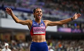 WATCH: Sydney McLaughlin-Levrone gets surprised with waffles after sprint double at Brussels Diamond League finals