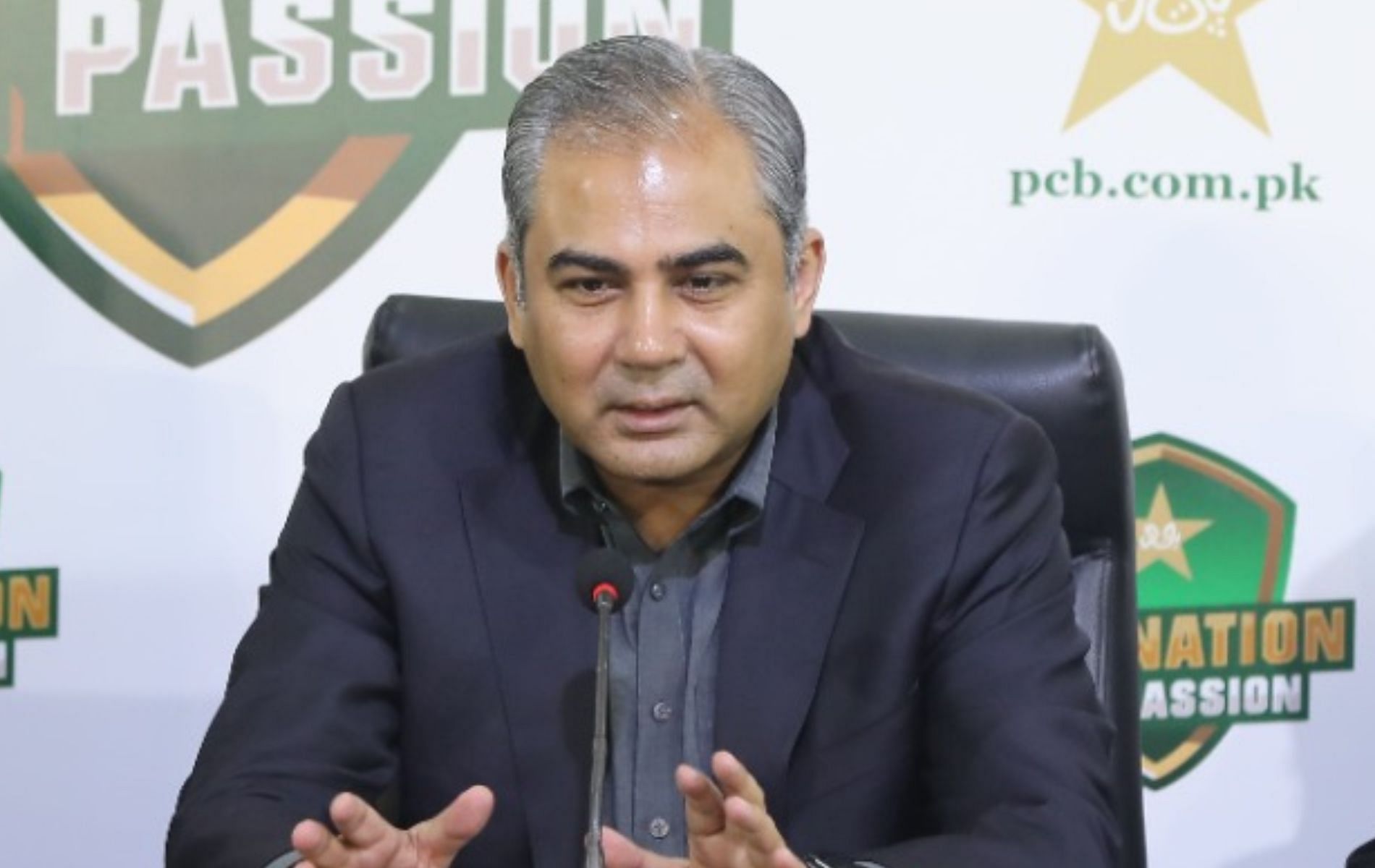 Mohsin Naqvi was elected as the PCB chairman in February. (Pic: PCB/X)