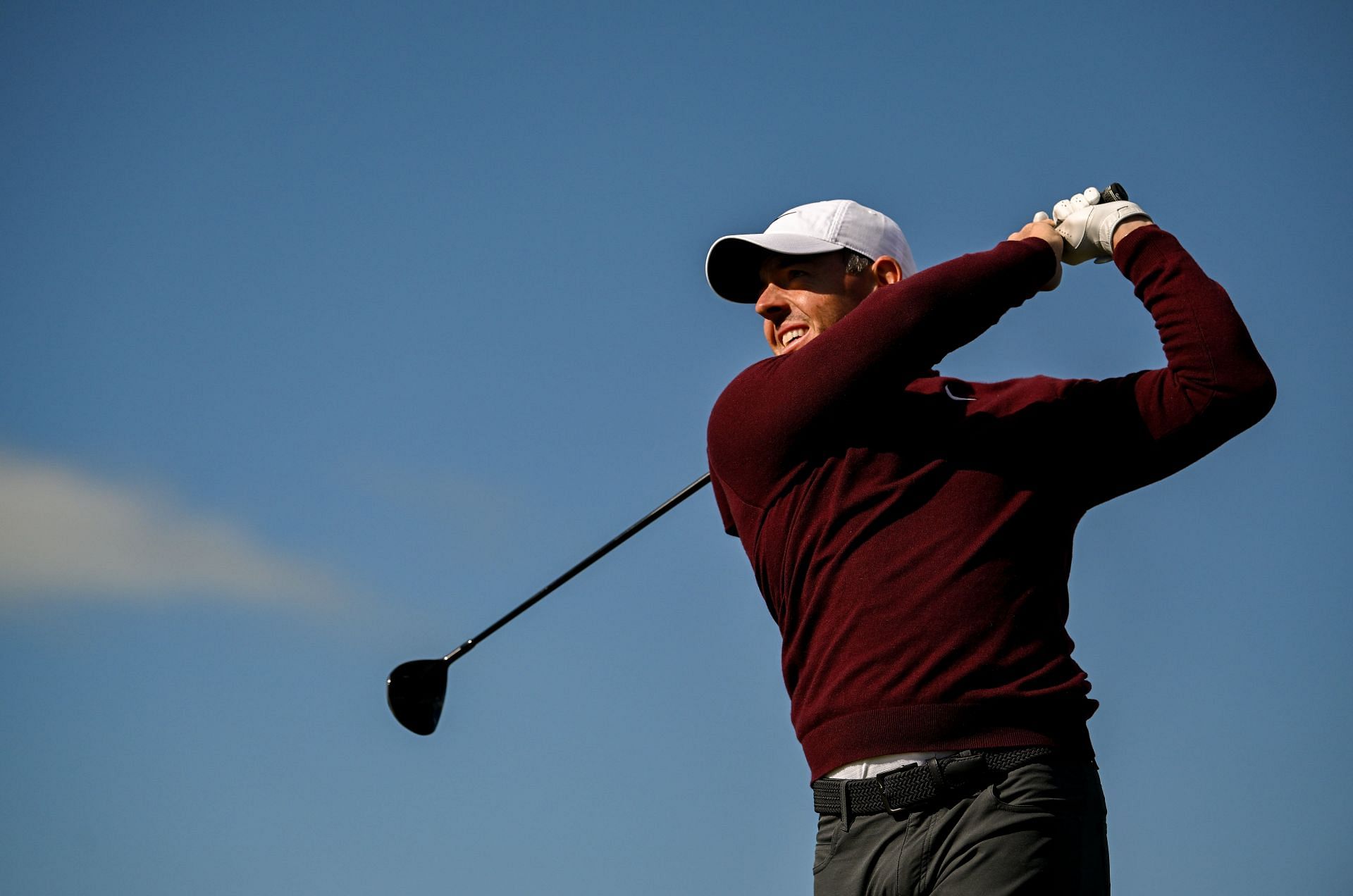 WATCH Rory McIlroy thrilled as he launches incredible drive in Round 4