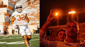 Steve Sarkisian had emotional reaction to watching son Brady Sarkisian make electric moves for Texas: "That was really awesome"