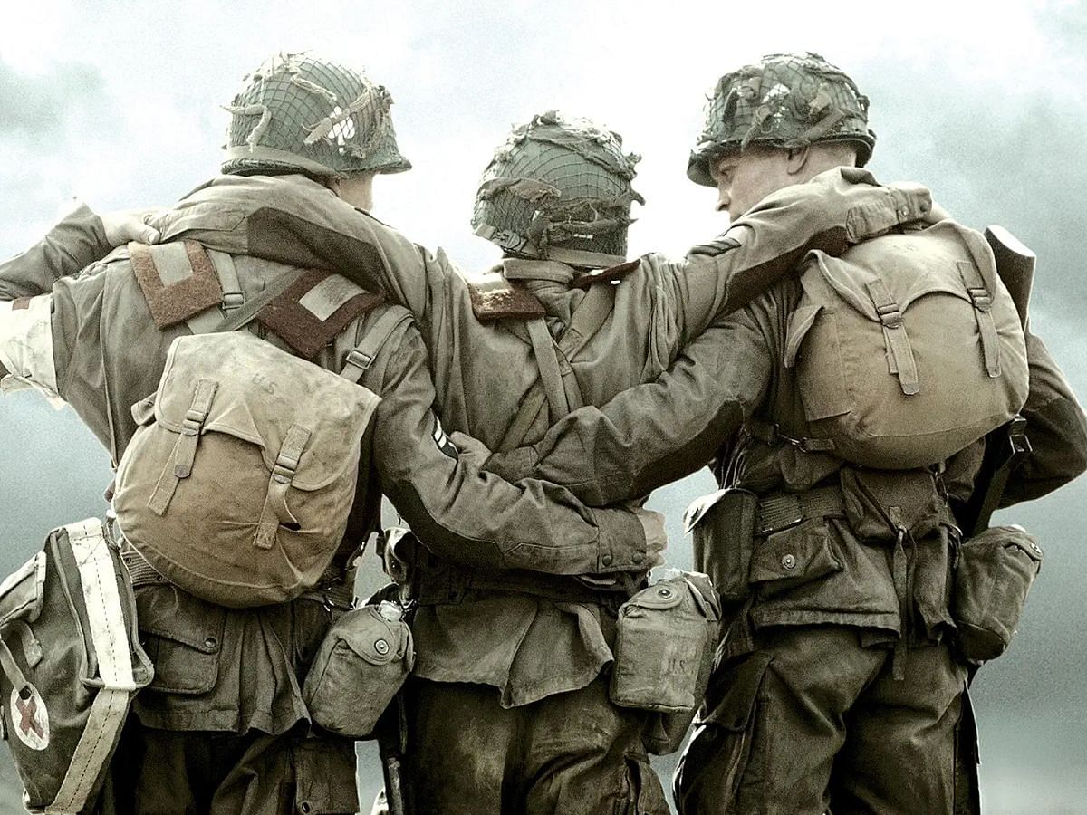 Still from Band of Brothers (Image via Amazon Prime Video)