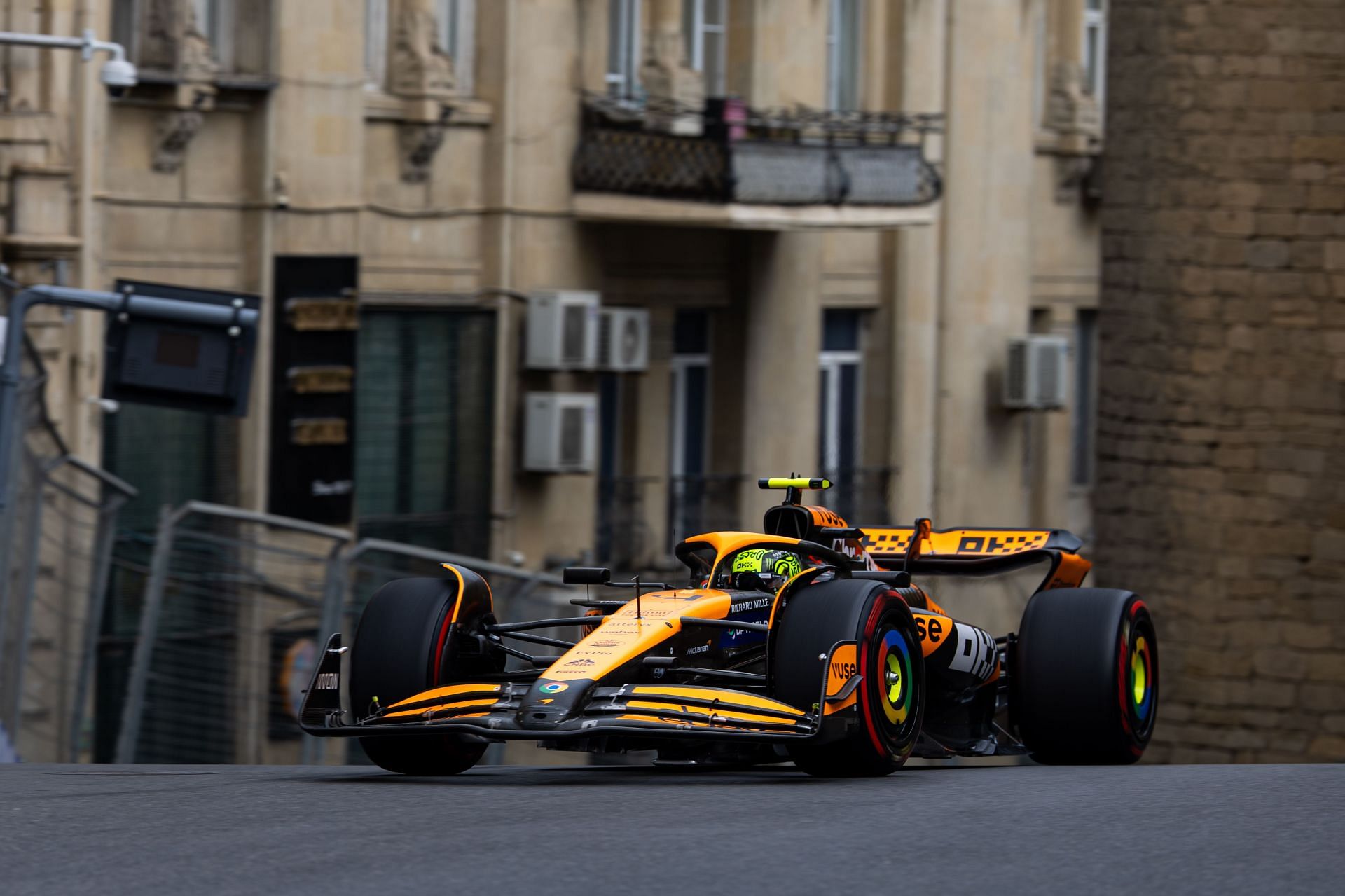 Lando Norris of Great Britain driving the (4) McLaren MCL38 Mercedes on track. Source: Getty Images