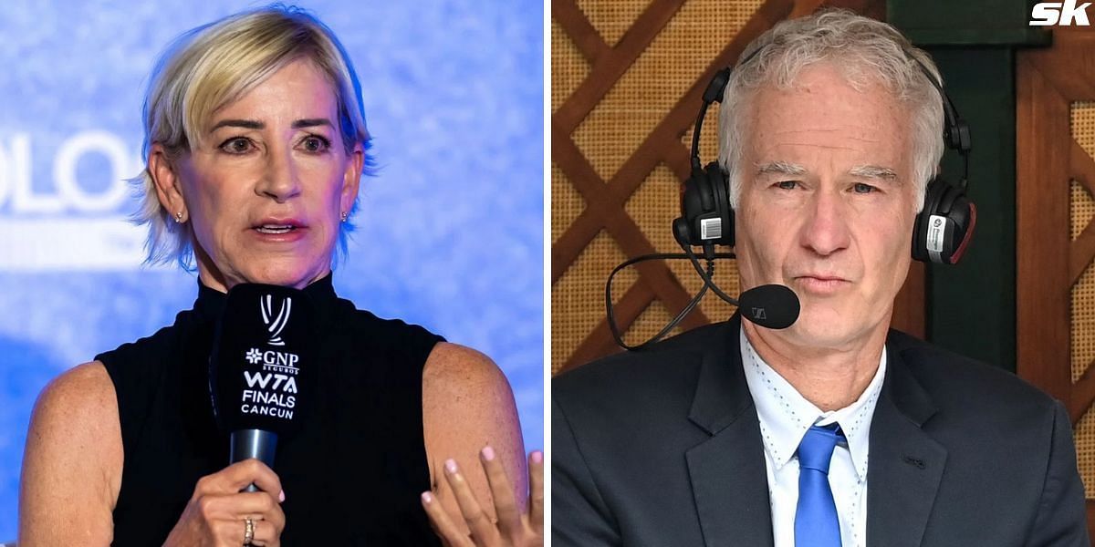 Chris Evert (L) and John McEnroe (R) (Source: Getty)