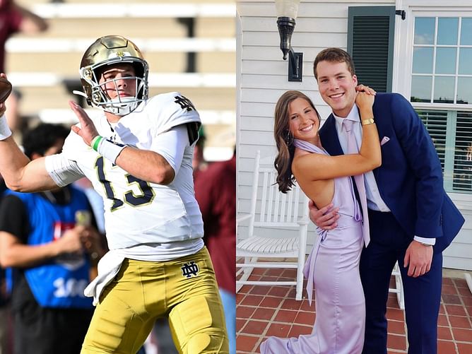 “Crazy proud of you”: Notre Dame star Riley Leonard’s GF Molly Walding beams with pride after his Fighting Irish’s first win