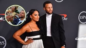 "Enjoying life": Steph Curry shares a glass of rose wine with his wife Ayesha Curry