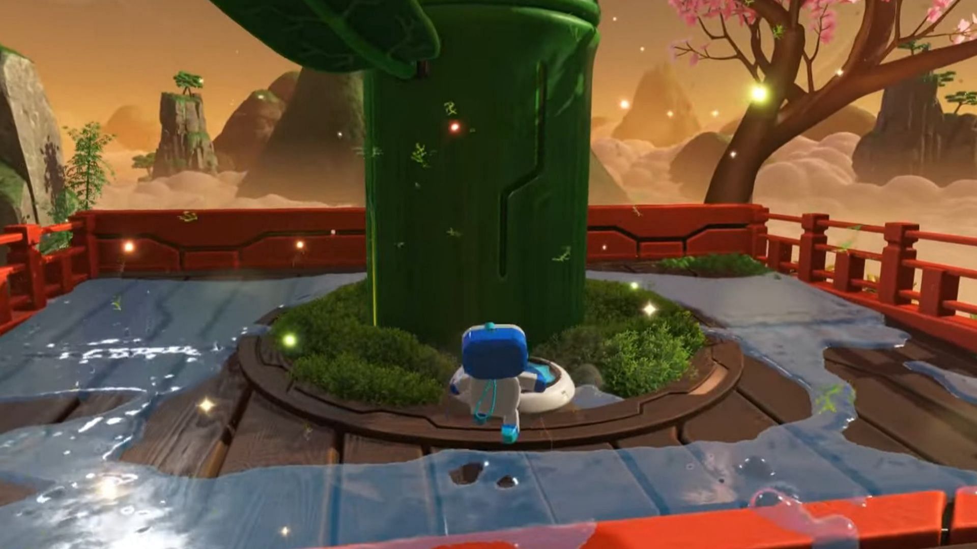 Water the sprout and climb it (Image via Sony Interactive Entertainment|| YouTube/Powerpyx)