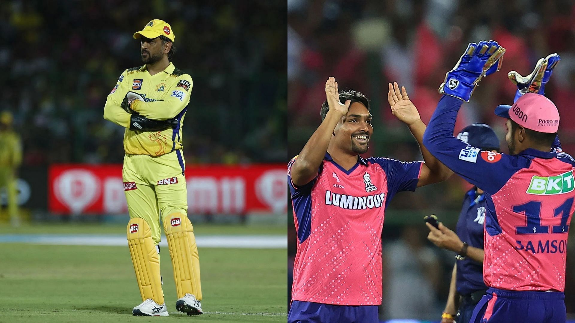 CSK and RR are among the few IPL teams that can benefit from the new retention rules ahead of the mega auction (Image Credits: Both Getty)