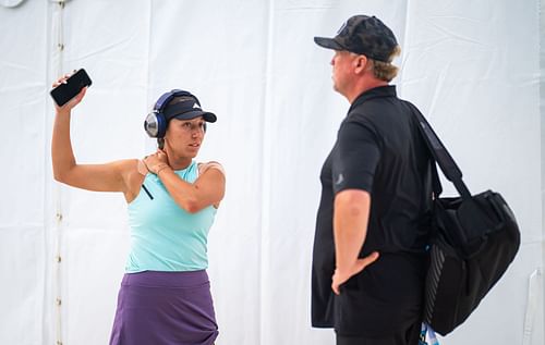 Jessica Pegula (L) and David Witt | Getty Images