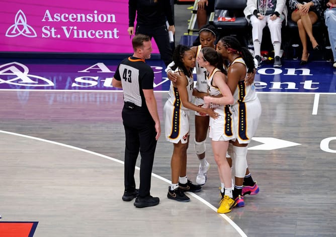 Caitlin Clark indirectly hits out at officials after recording 9 turnovers against Dream: "You all saw it"