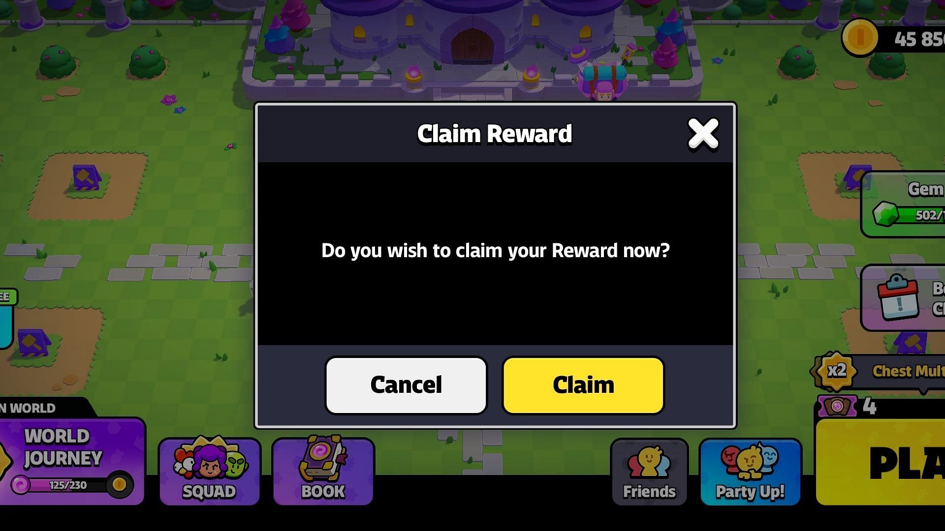 Click on Claim to get the rewards (Image via Supercell)