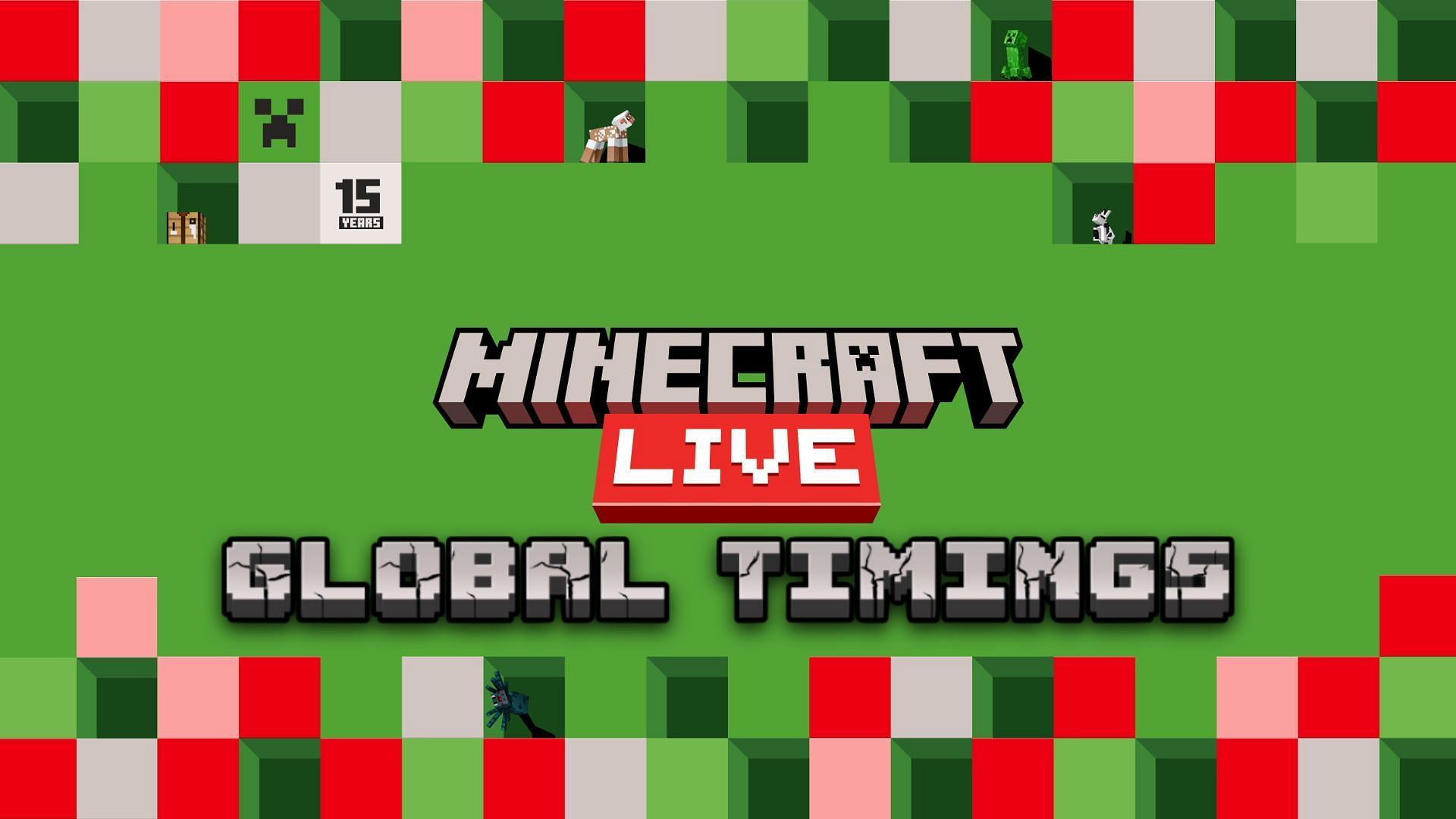 Minecraft Live global timings revealed