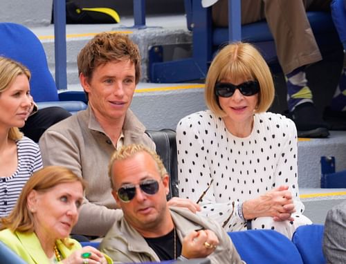 Anna Wintour pictured at Jannik Sinner and Taylor Fritz's 2024 US Open final - Image Source: Getty