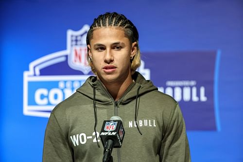 Iosivas at NFL Combine - Source: Getty