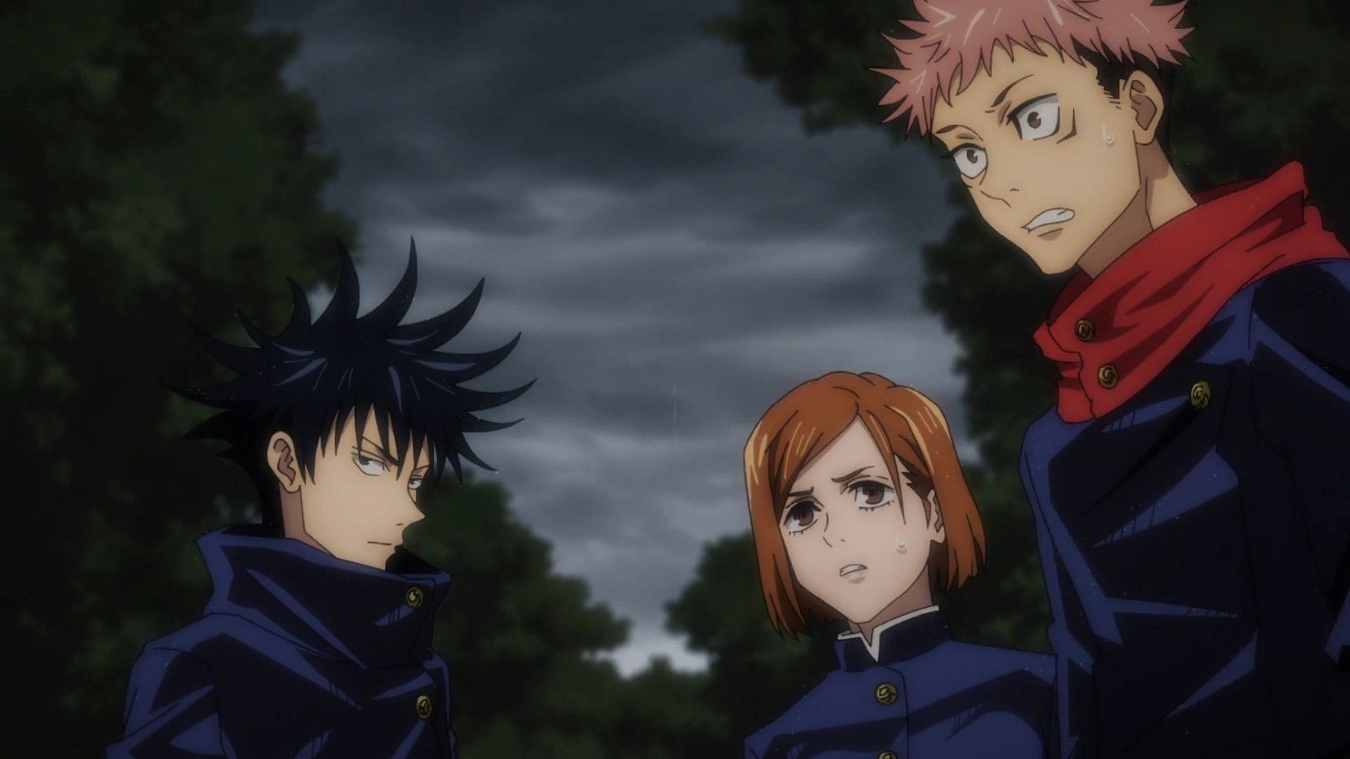 The series&#039; central trio does one final mission together in Jujutsu Kaisen chapter 271 (Image via MAPPA Studios)