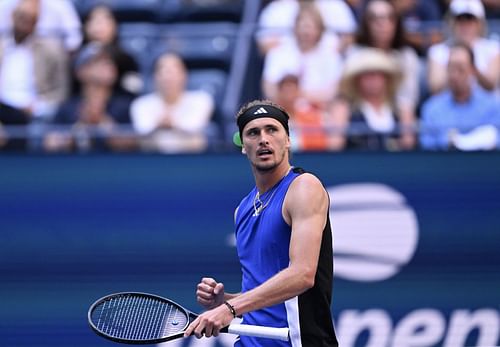 Alexander Zverev pictured at the 2024 US Open 2024 | Source: Getty