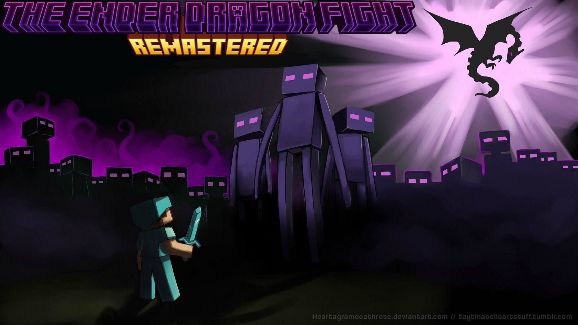 This Minecraft mod makes the Ender Dragon a much more threatening boss to battle (Image via MrGenie151/Modrinth)