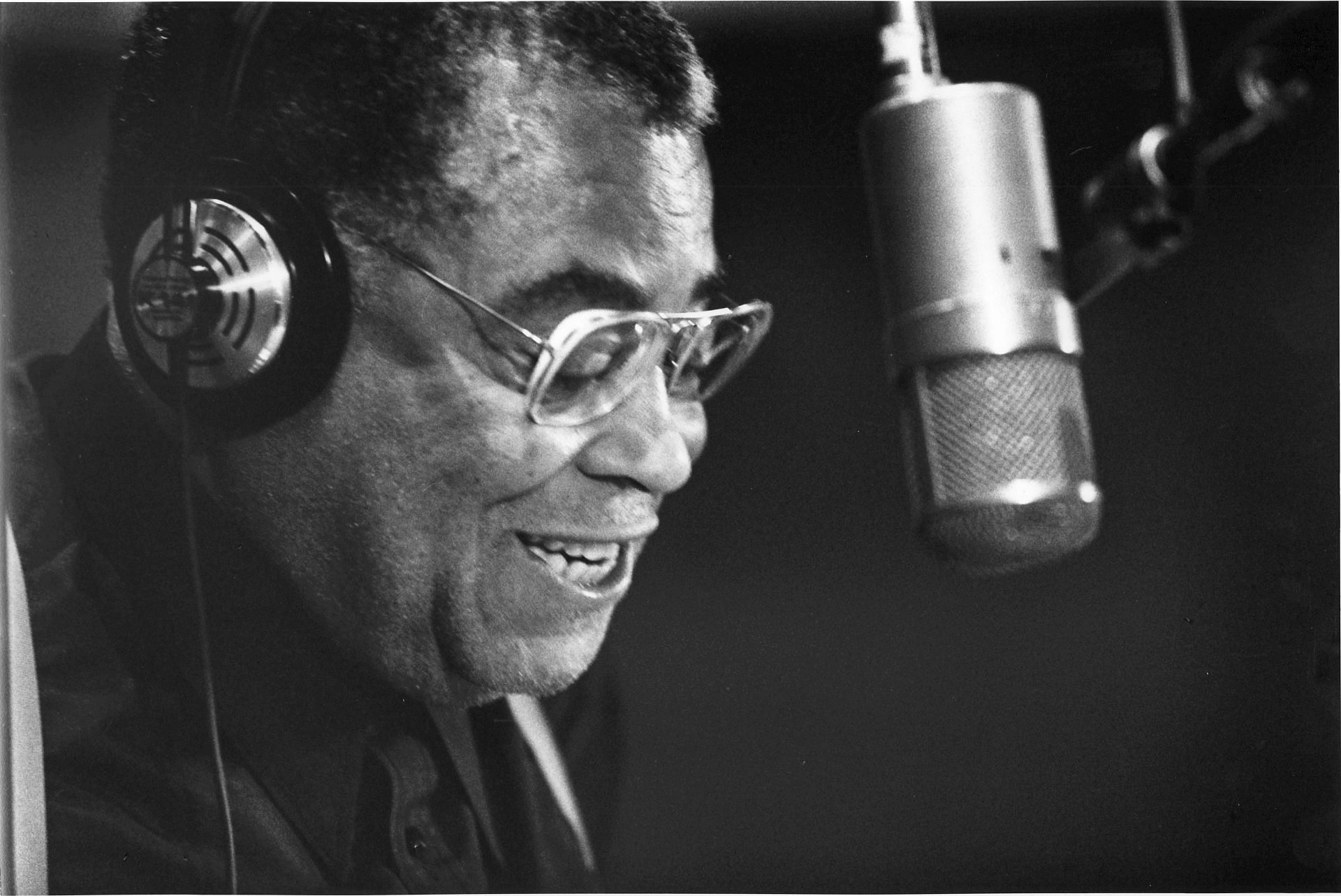 James Earl Jones In A Recording Studio - Source: Getty