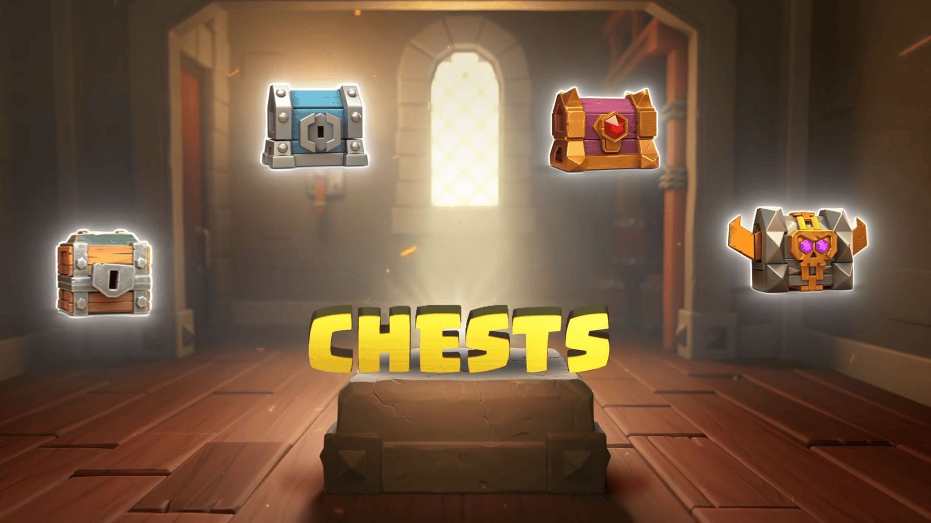 Collect chests in Clash of Clans! (Image via Supercell)