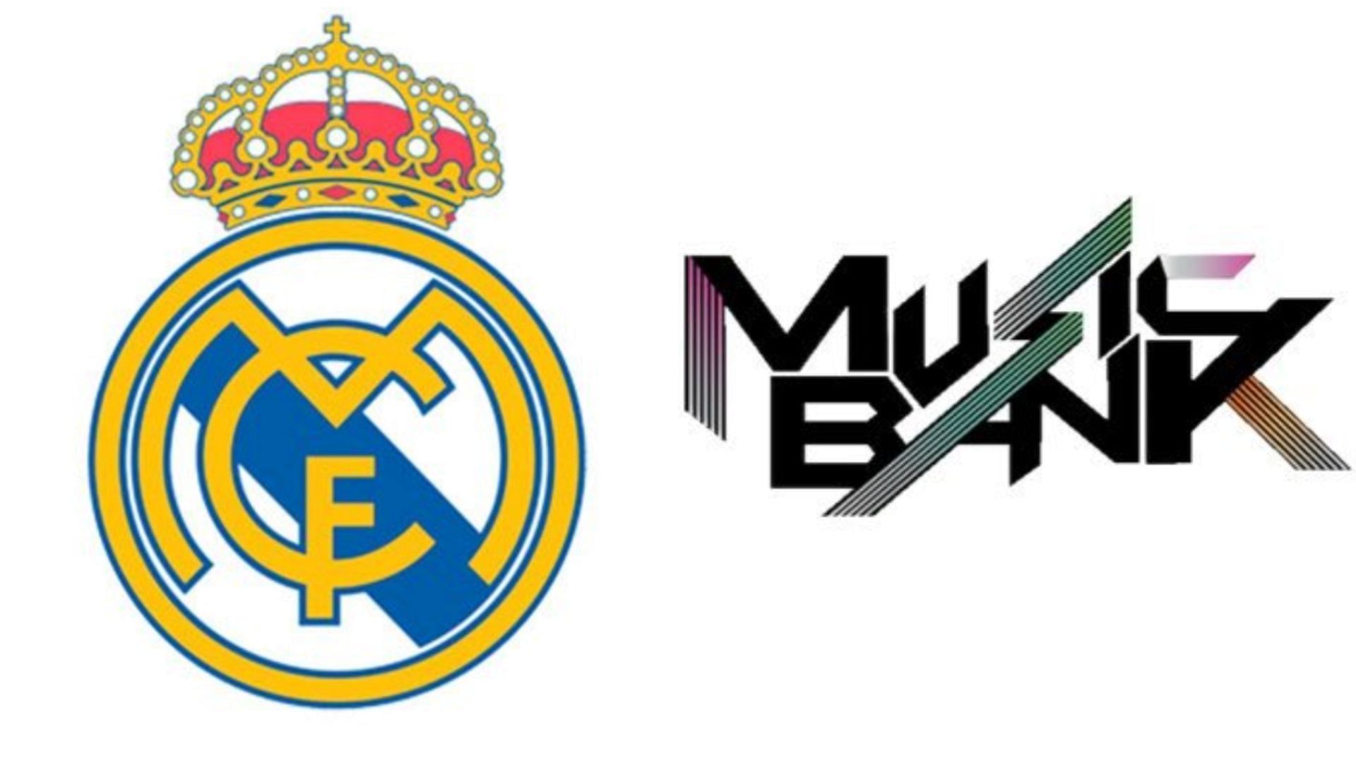 Real Madrid and Music Bank (Image via X/@realmadrid, @KBSMusicBank)