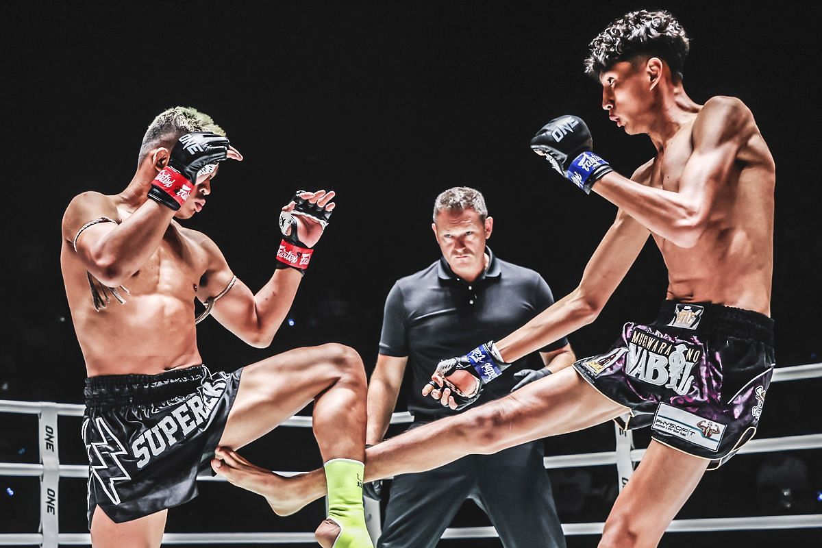 Superlek Kiatmoo9 fighting Nabil Anane | Image credit: ONE Championship