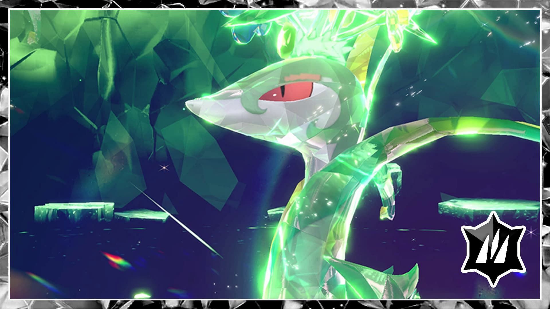 Mighty Serperior in Pokemon Scarlet and Violet raids (Image via The Pokemon Company)