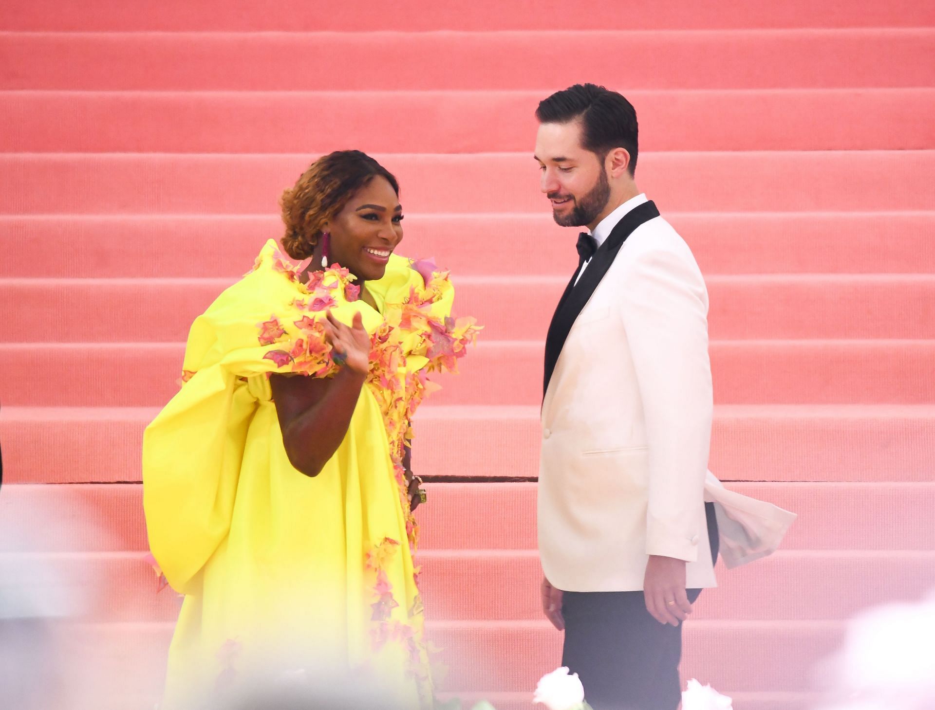 Serena Williams and her husband Alexis Ohanian at Met Gala (Image: Getty)