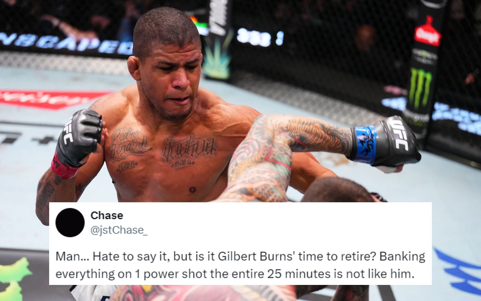 Fans were heartbroken after Gilbert Burns