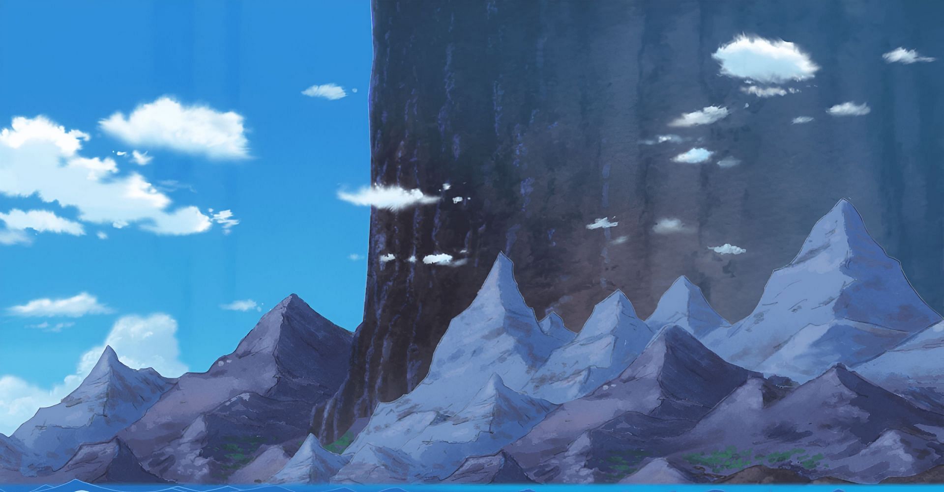 Elbaf Island as seen in the anime (Image via Toei Animation)