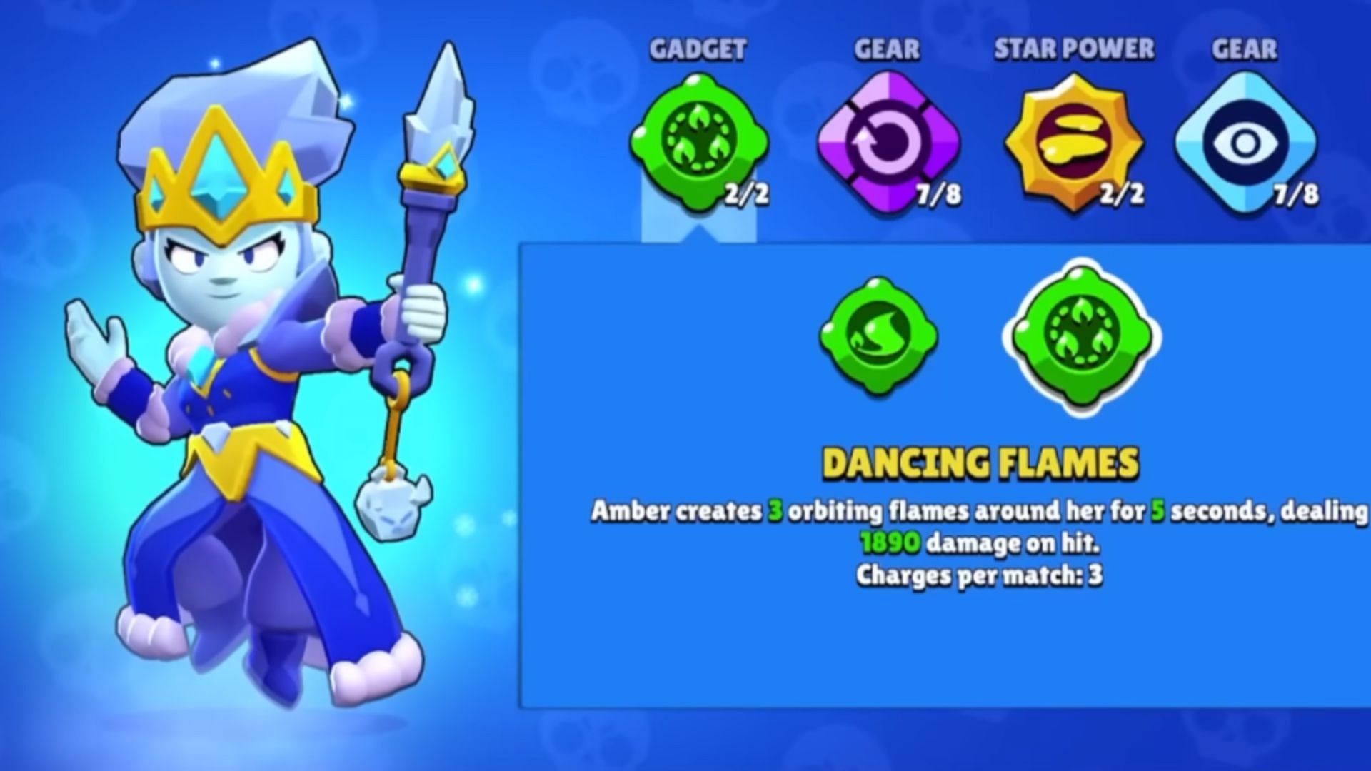 Dancing Flames Gadget (Image via Supercell)