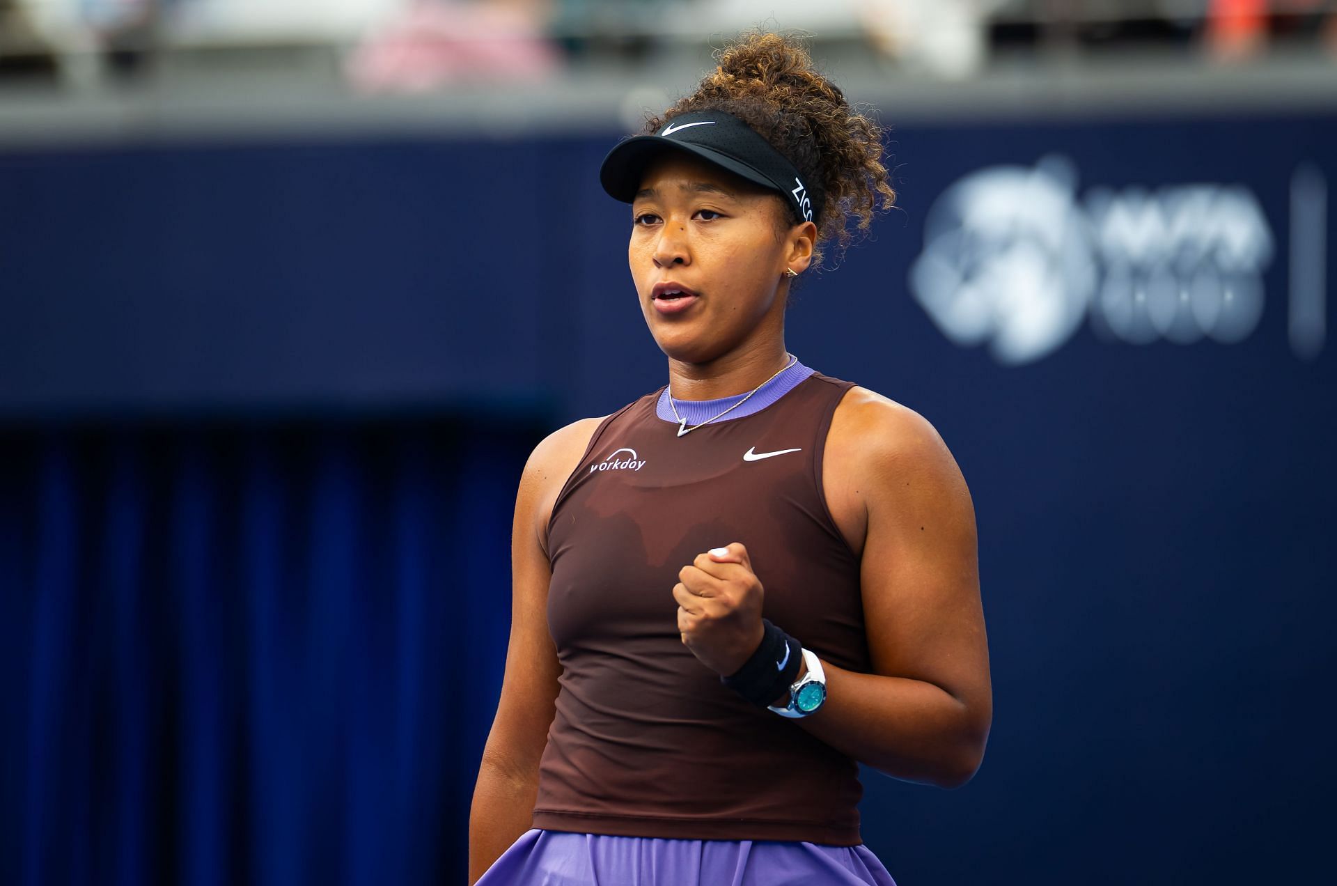 Naomi Osaka in action at the 2024 China Open (Picture: Getty)