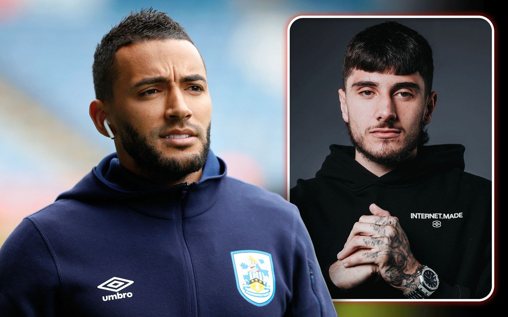 Danny Simpson (left) and Danny Aarons (right) have been respectful before, during and after their boxing match. [Images courtesy: Getty Images and @dannyaarons on Instagram]