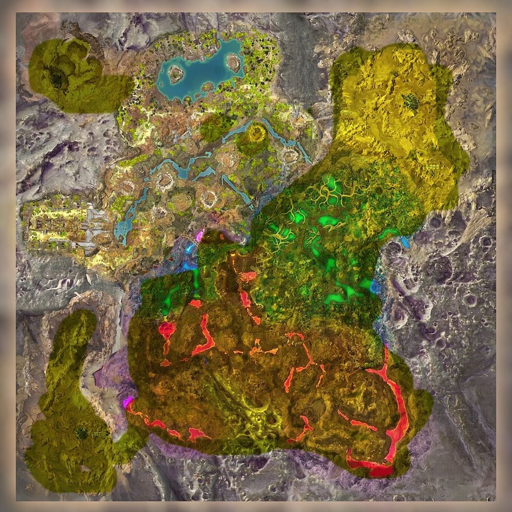 ARK Survival Ascended Aberration Resource map: Best locations for all ...