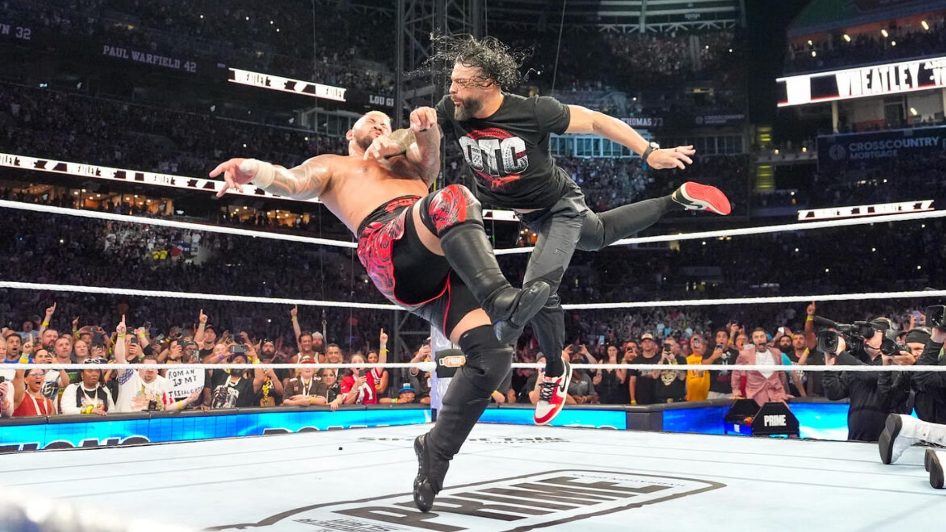 Roman Reigns clicked during his return at SummerSlam [Image via wwe.com]